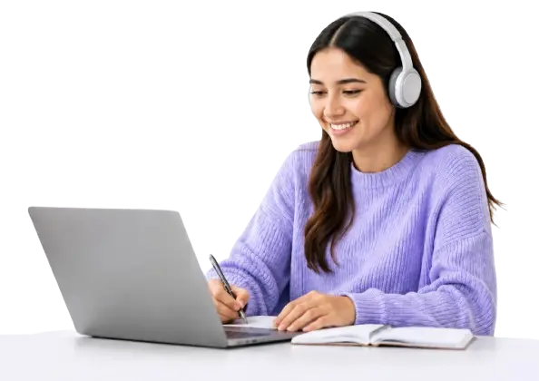 Online tutoring student